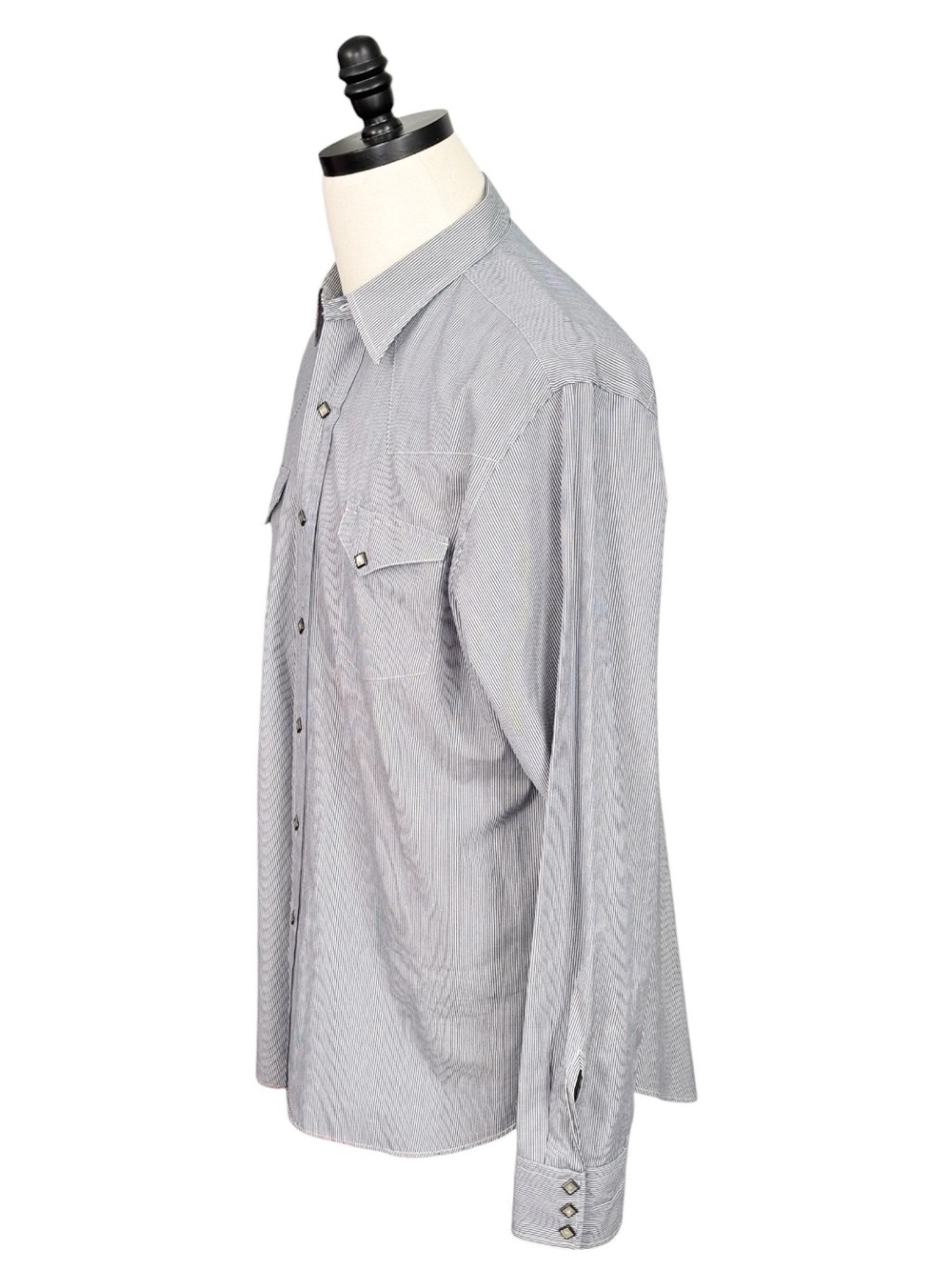 Polo Ralph Lauren Vintage
Western Pearl diamond shape Snap striped Shirt | L - Picture 4 of 15